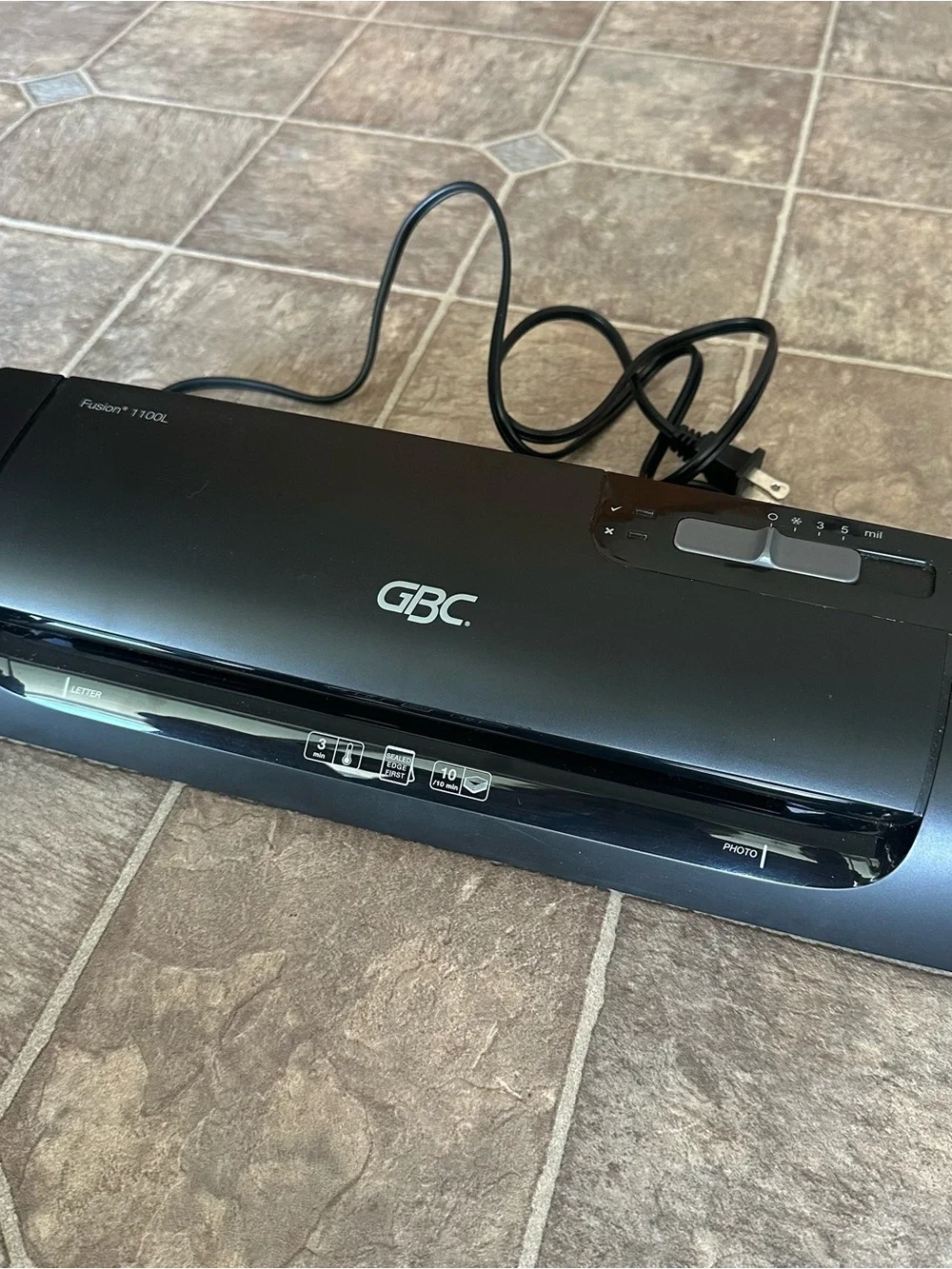 Swingline GBC Fusion 1100L Laminator Photo/Document Black Hot & Cool
